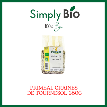 PRIMEAL GRAINES DE TOURNESOL 250G