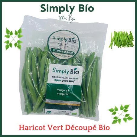 Haricot Vert Découpé Bio 150g
