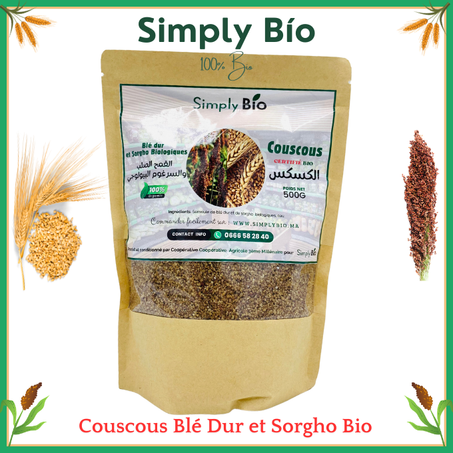 Couscous Blé Dur et Sorgho Bio