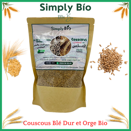 Couscous Blé Dur et Orge Bio