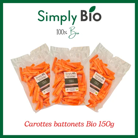 Carottes batonnets Bio 150g