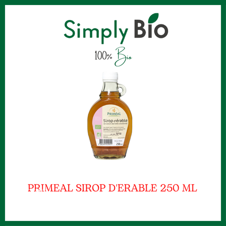 PRIMEAL SIROP D'ERABLE 250 ML