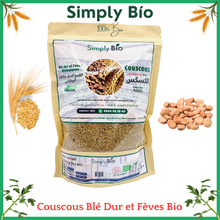 Couscous Blé Dur et Fèves Bio