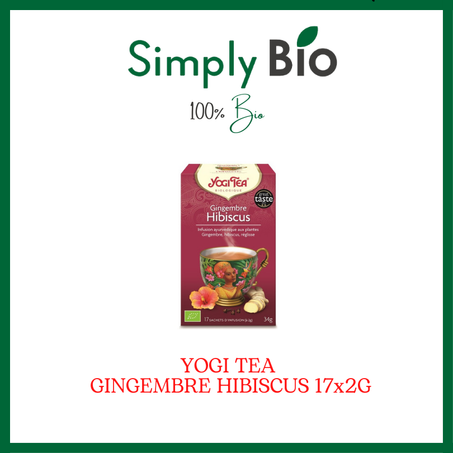 YOGI TEA GINGEMBRE HIBISCUS 17x2G