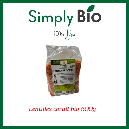 lentilles corail bio 500g
