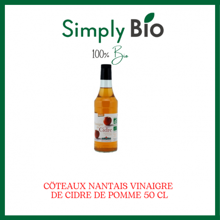 Côteaux Nantais Vinaigre de cidre de pomme non pasteurisé bio- 50 CL - bio  Maroc