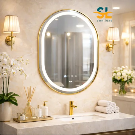 Miroir LED Ovale XL – Confort Visuel Haute Définition