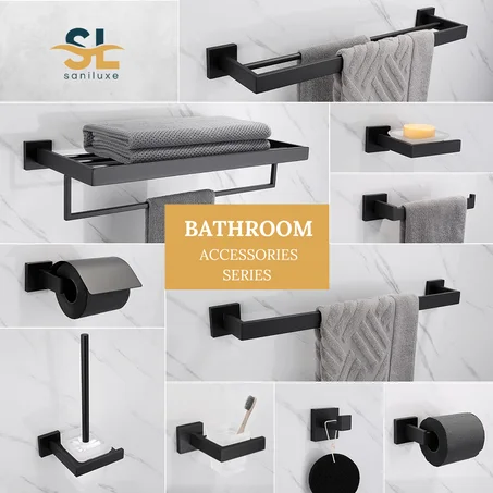 Accessoires De Douche Noir