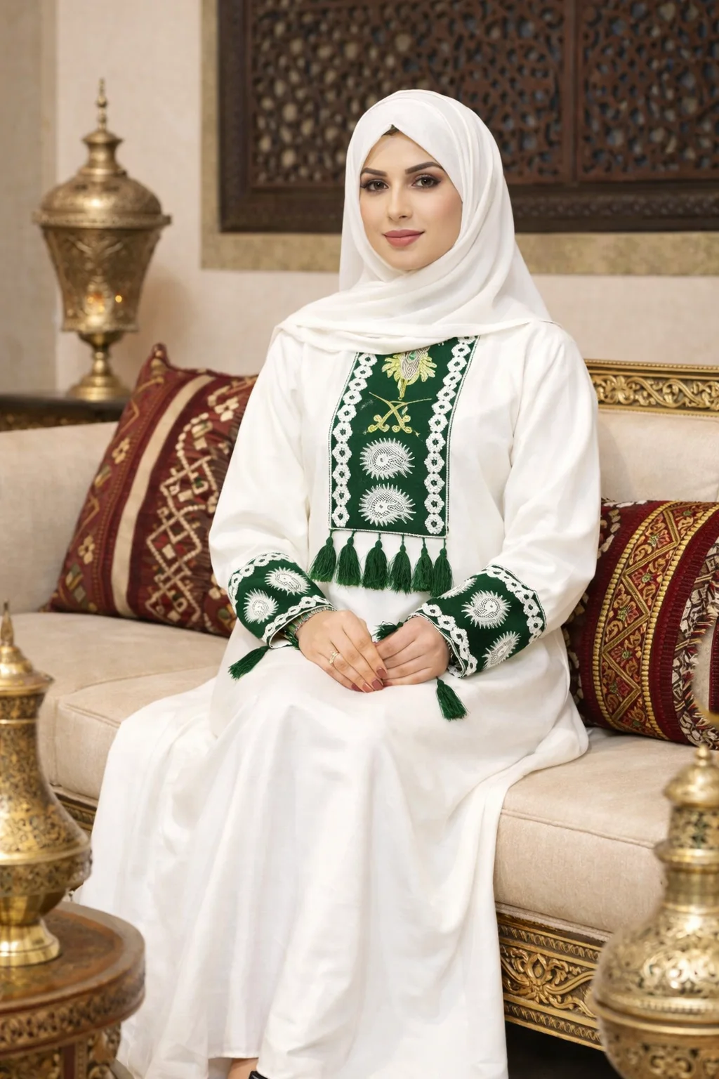 جلابية وطنية – أناقة تراثية لليوم الوطني السعودي