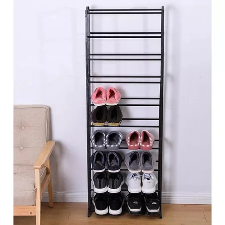 رف تنظيم وترتيب الأحذية  10طبقات