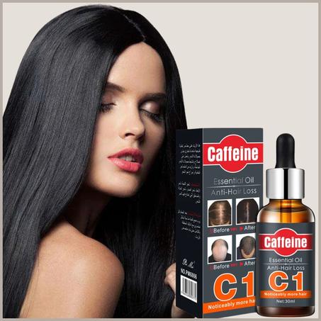 زيت الكافيين لنمو الشعر