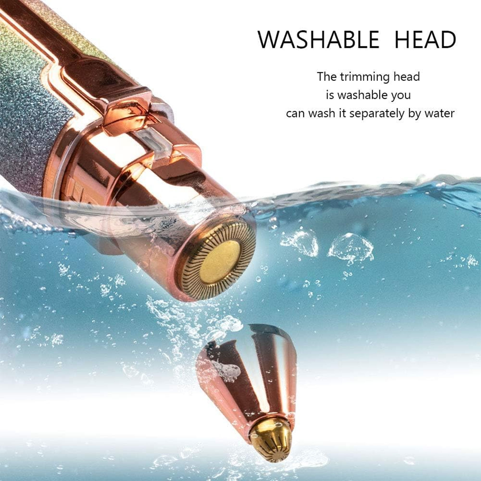 ماكينة تشذيب الحواجب القابلة لإعادة الشحن