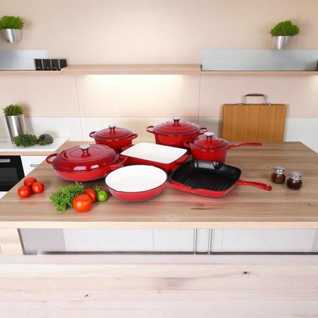 🎀 أواني الطهي المصنوعة من حديد الزهر المقاوم للالتصاق 🎀