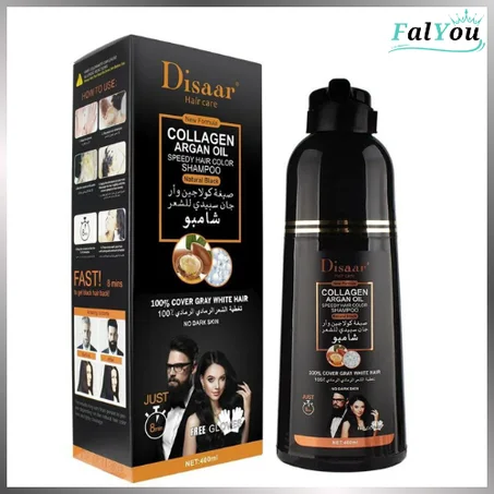 شامبو لتغطية الشعر الرمادي و الابيض 100%