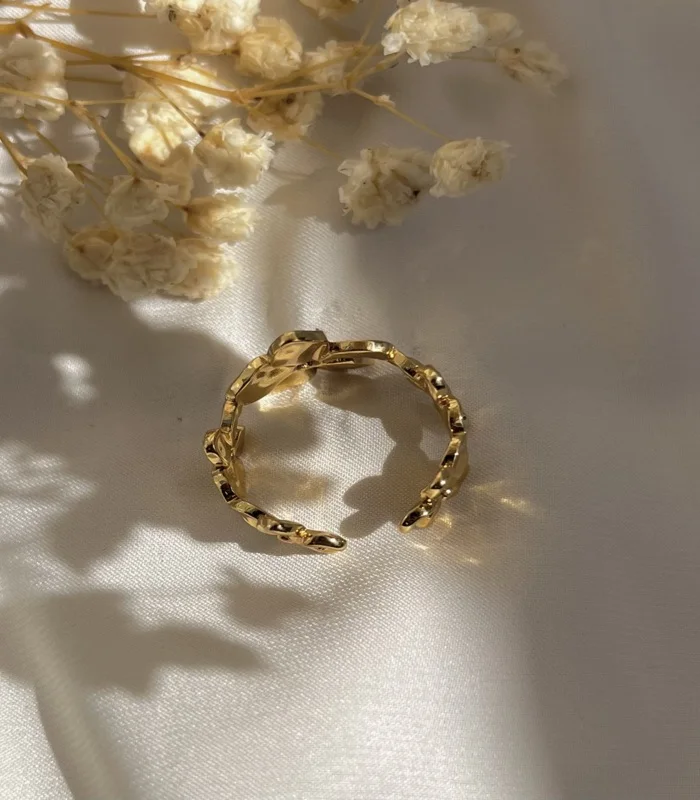 Bague Ajustable florale
