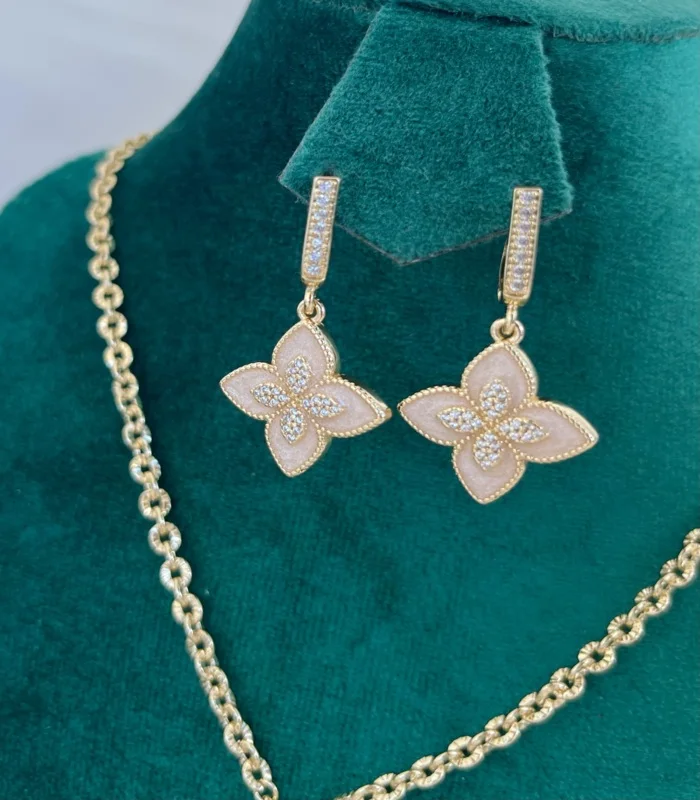 Parure Fleur 4pieces