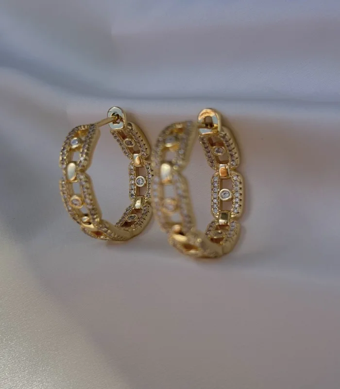 Boucles D'oreilles Messika avec zircon