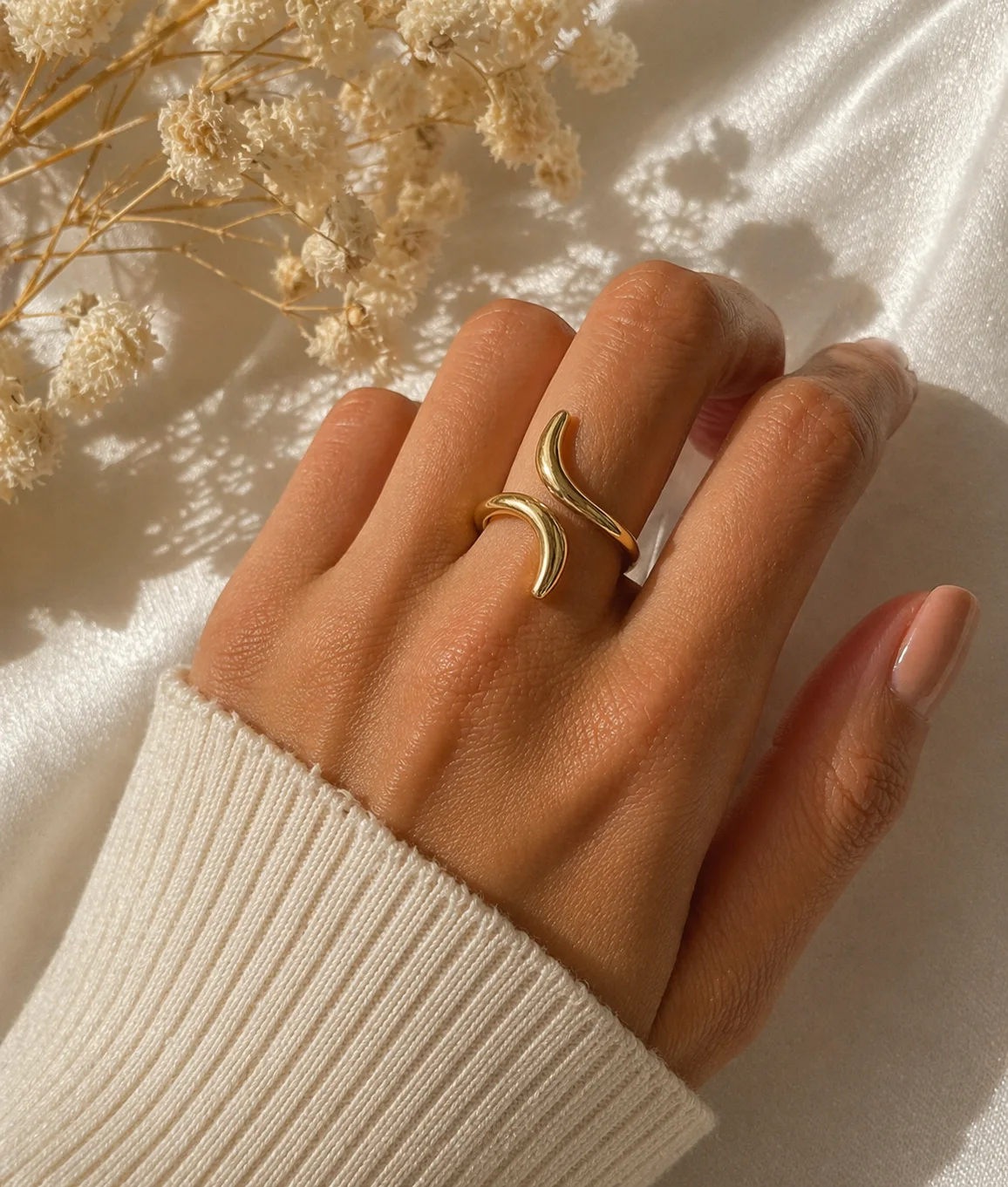 Bague Ajustable Fine Moderne