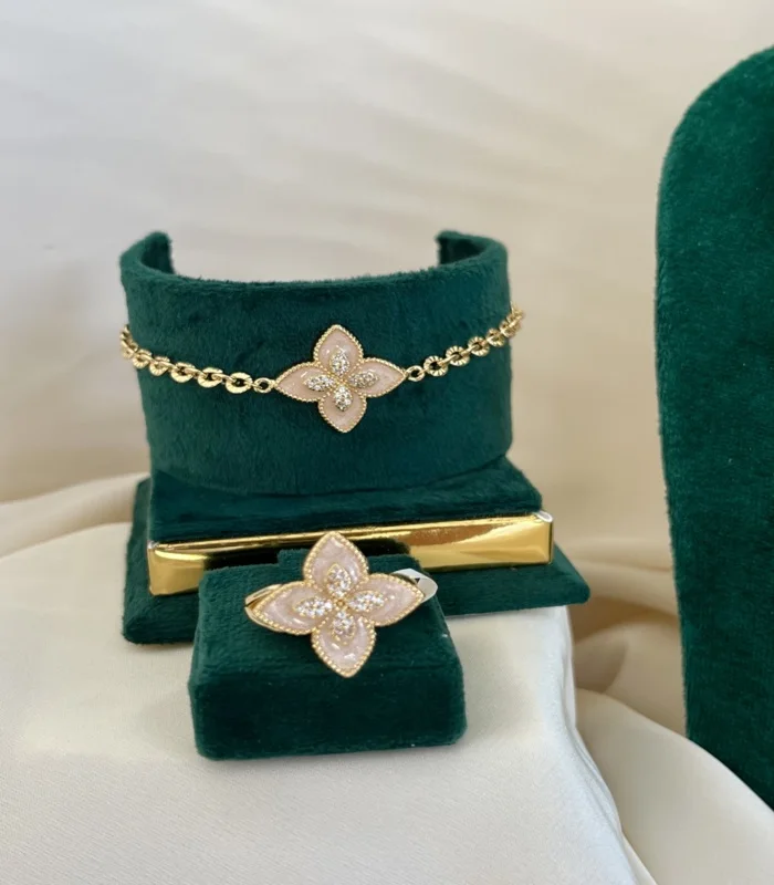 Parure Fleur 4pieces