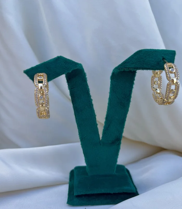 Boucles D'oreilles Messika avec zircon