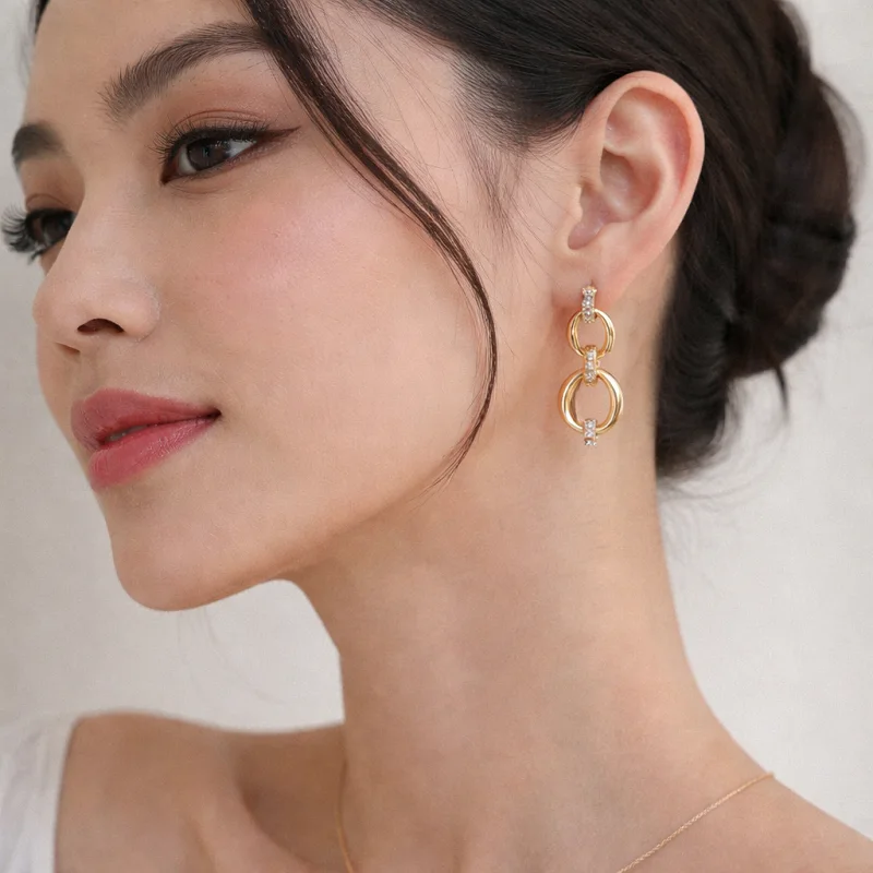 Boucles D'oreilles élégantes