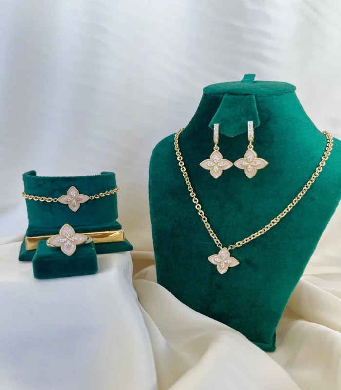 Parure Fleur 4pieces