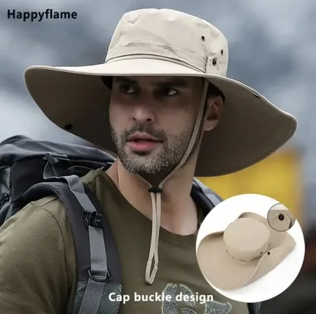 Chapeau de pêche de protection solaire , maille respirante, casquettes de camping et de randonnée , chapeau de soleil anti-UV , casquettes d'alpinisme , chapeau ander , été , nouveau