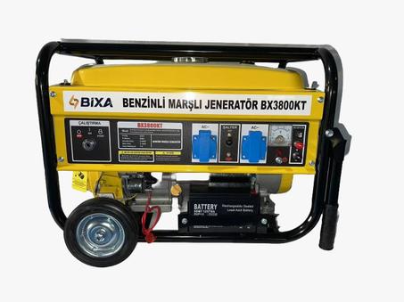Bixa 3.5 KVA BX3800KT Marşlı Benzinli Jeneratör