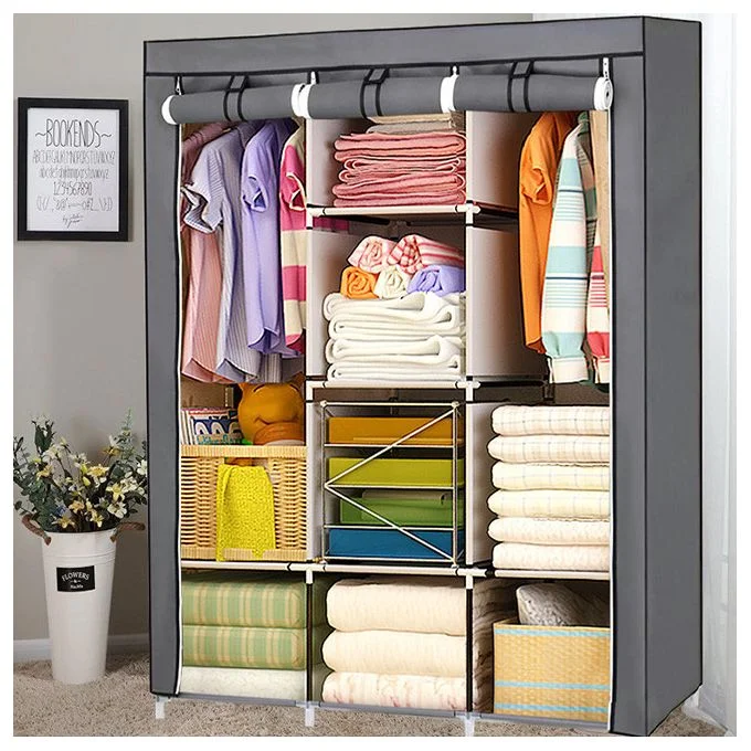 خزانة قماشية متعددة الأرفف