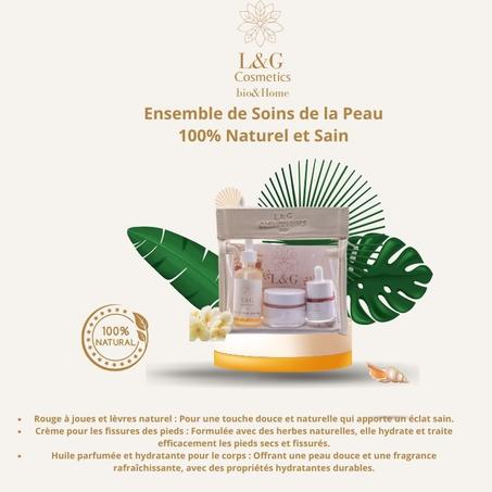 Ensemble de Soins de la Peau 100% Naturel et Sain