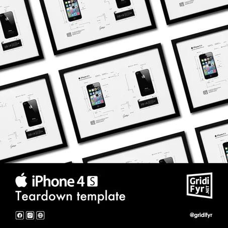 iPhone 4s Teardown Template Gridifyr