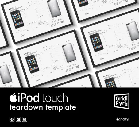 iPod touch 3rd generation Teardown Template Gridifyr