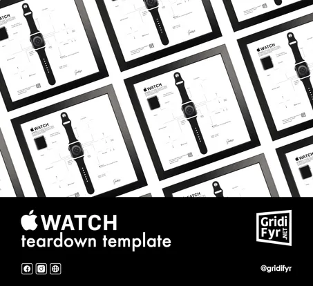 Apple watch Teardown Template Gridifyr