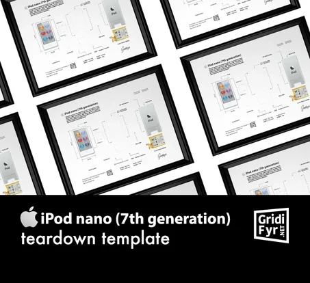 iPod nano 7th generation Teardown Template Gridifyr