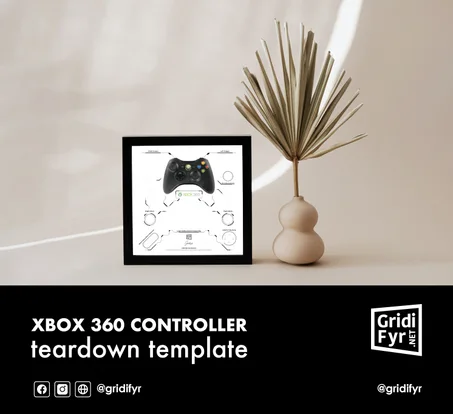 Xbox 360 controller Teardown Template