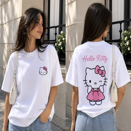 Hello Kitty Oversized T-Shirt 🤍🎀