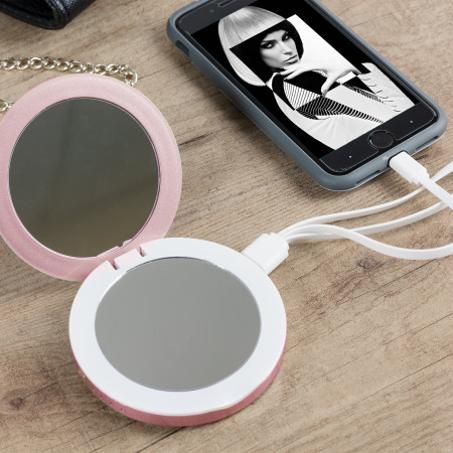 PowerBank Miroir Pour Femme