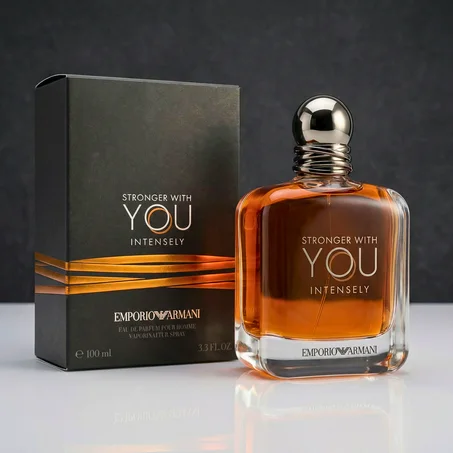 عطر  Stronger With You Intensely  الفاخر - لغة الجاذبية الصامتة وبصمة الرجل الواثق. (100ml)