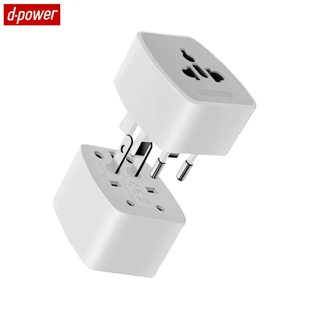 Adaptateur Secteur Universel d-power J8523 Blanc