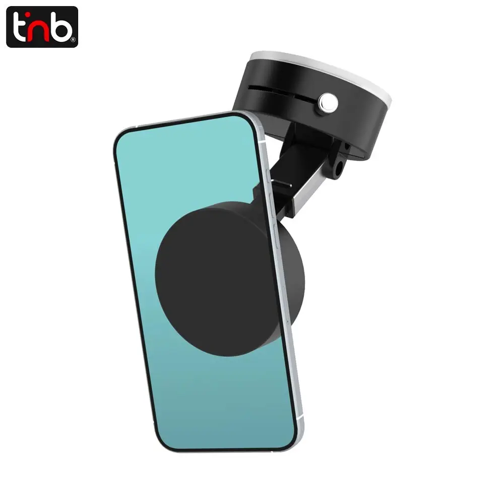 Support Smartphone Magnétique pour Voiture T'nb UHOLDMAGBK Fixation Ventouse