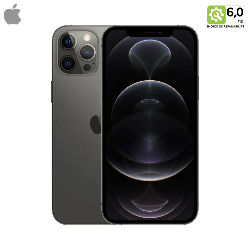 Smartphone Occasion Apple iPhone 12 Pro 256Go Grade C Noir