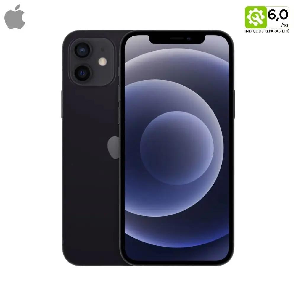 Smartphone Occasion Apple iPhone 12 64Go Grade C Noir