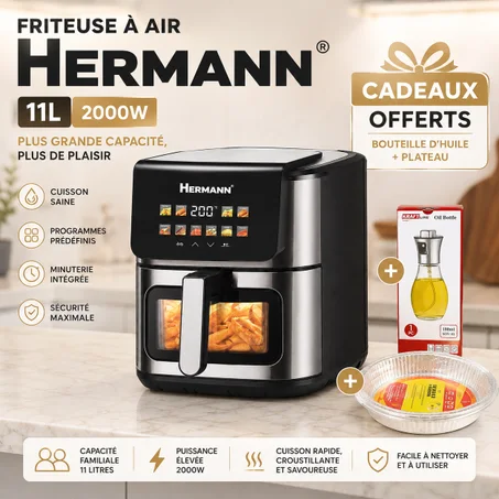 Friteuse à air HERMANN 11L 2000W