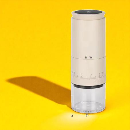 مطحنة قهوة كهربائية محمولة مع شاشة LCD