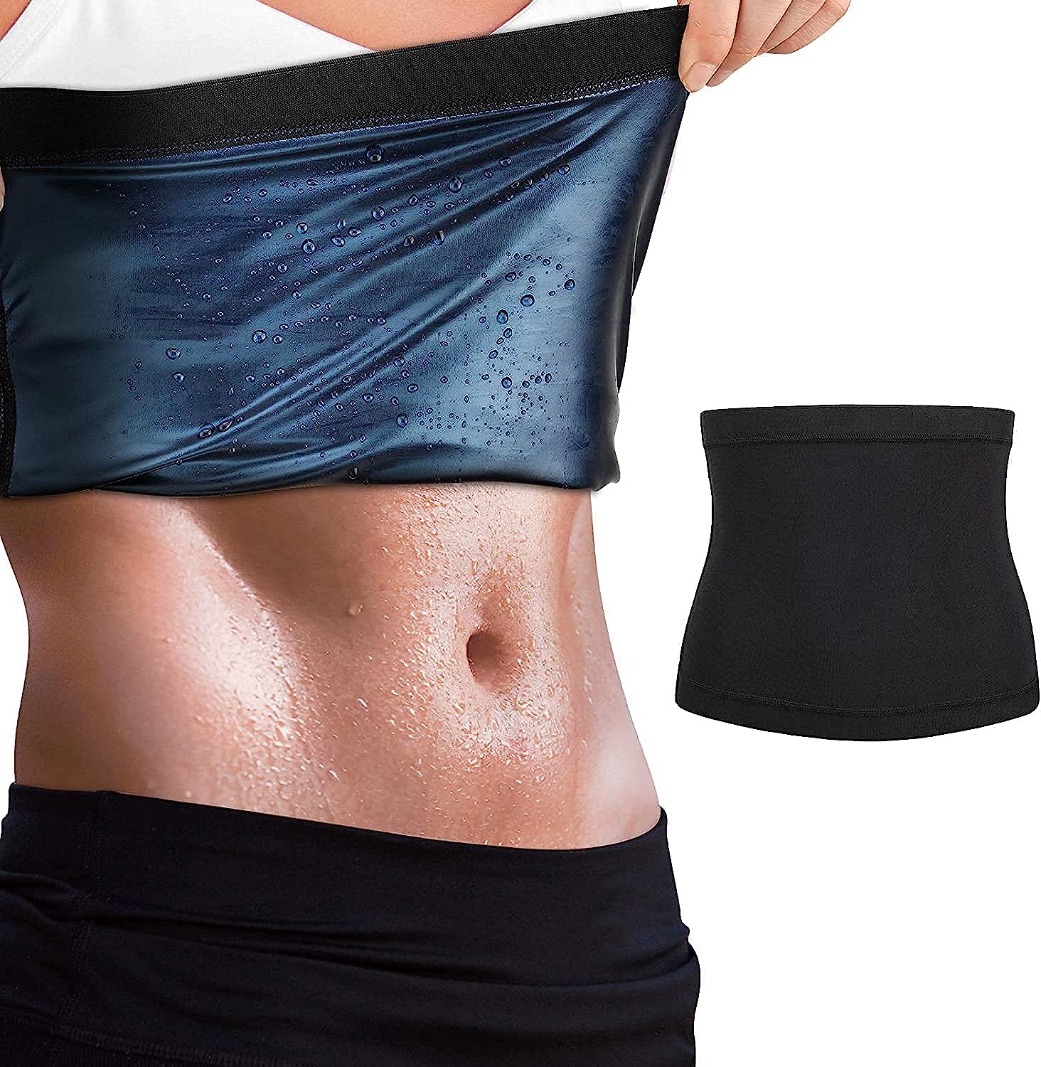 Waist Trainer Women Corset Sauna Sweat Weight Loss Body Shaper Yoga Slimmer  Belt - AAA Polymer