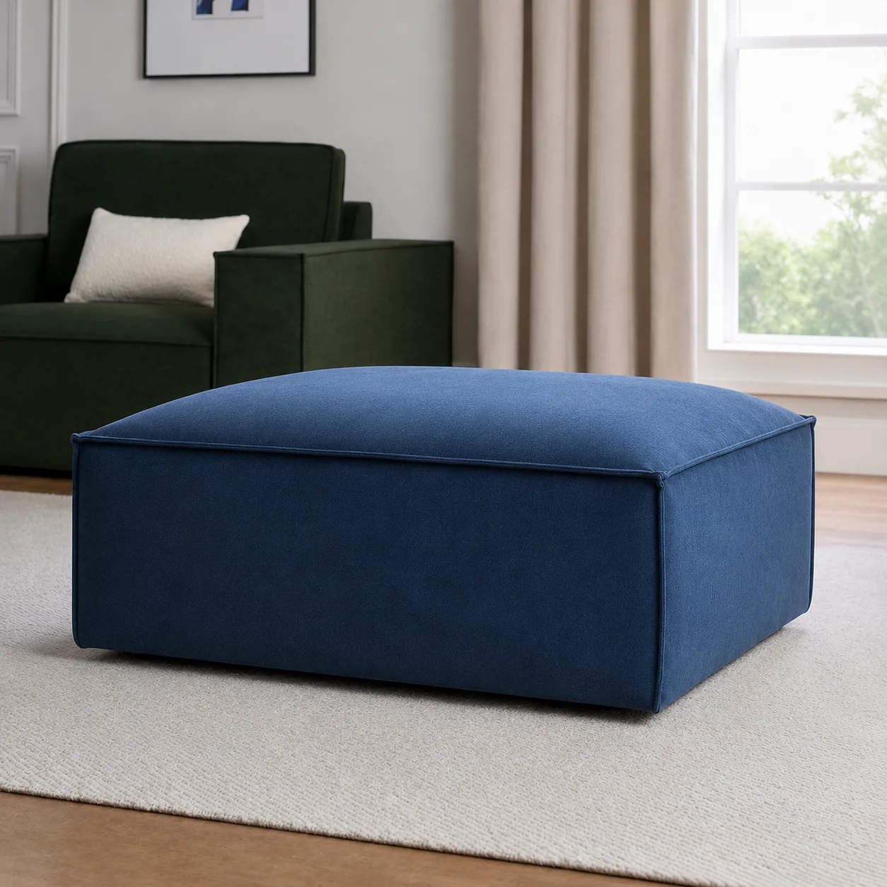 Pouf Rectangulaire Élégant