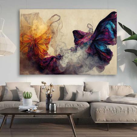 tableau decoratif colorful 3d backgrande