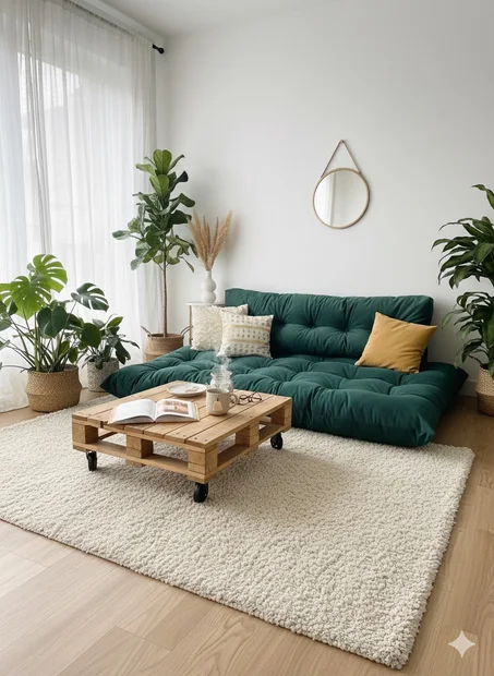 MATELAS DE SOL 190X120cm vert