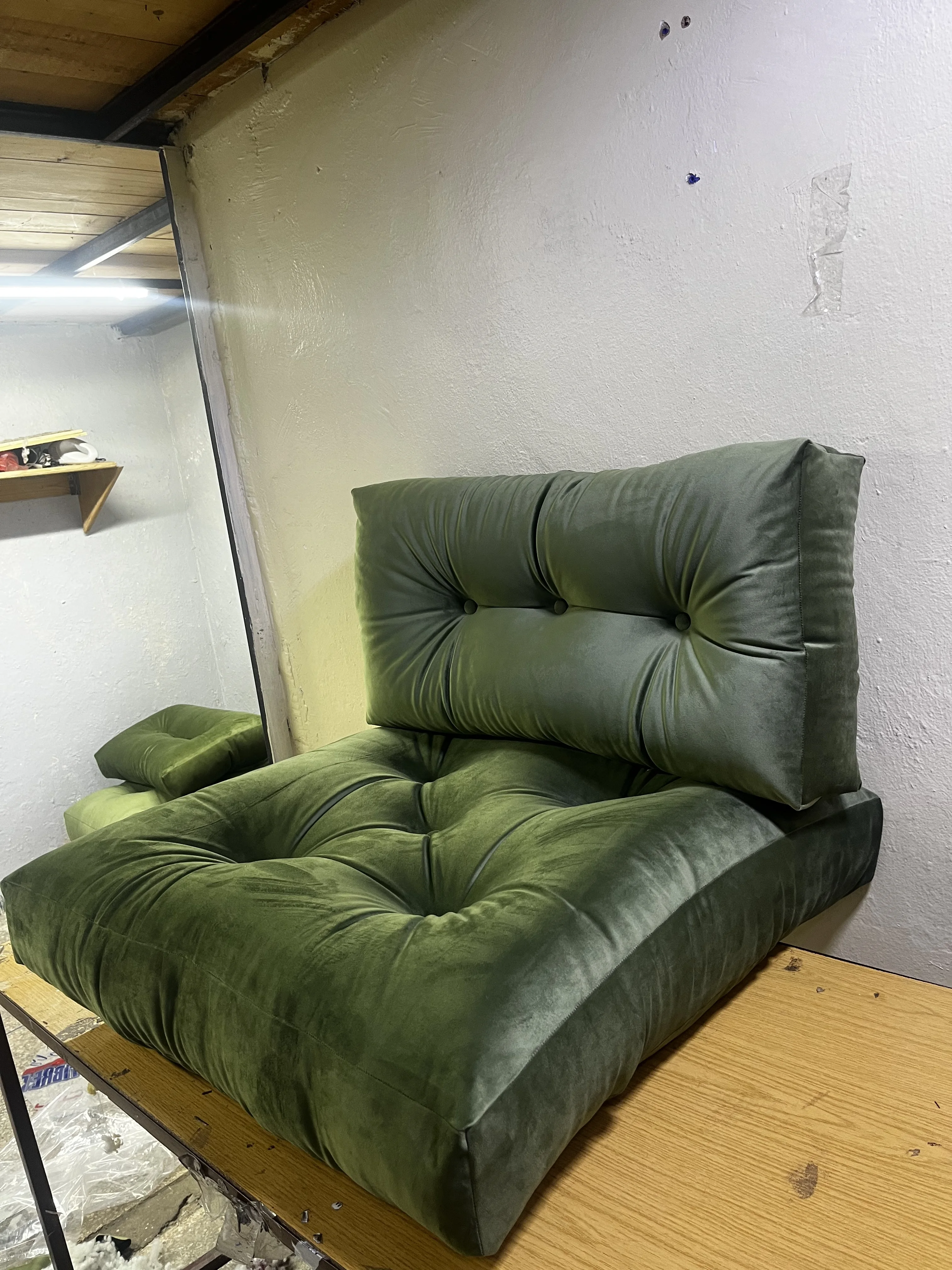 Fauteuil de Sol Capitonné