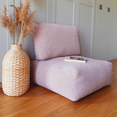 Canapé de sol Rose 60X60X25 cm